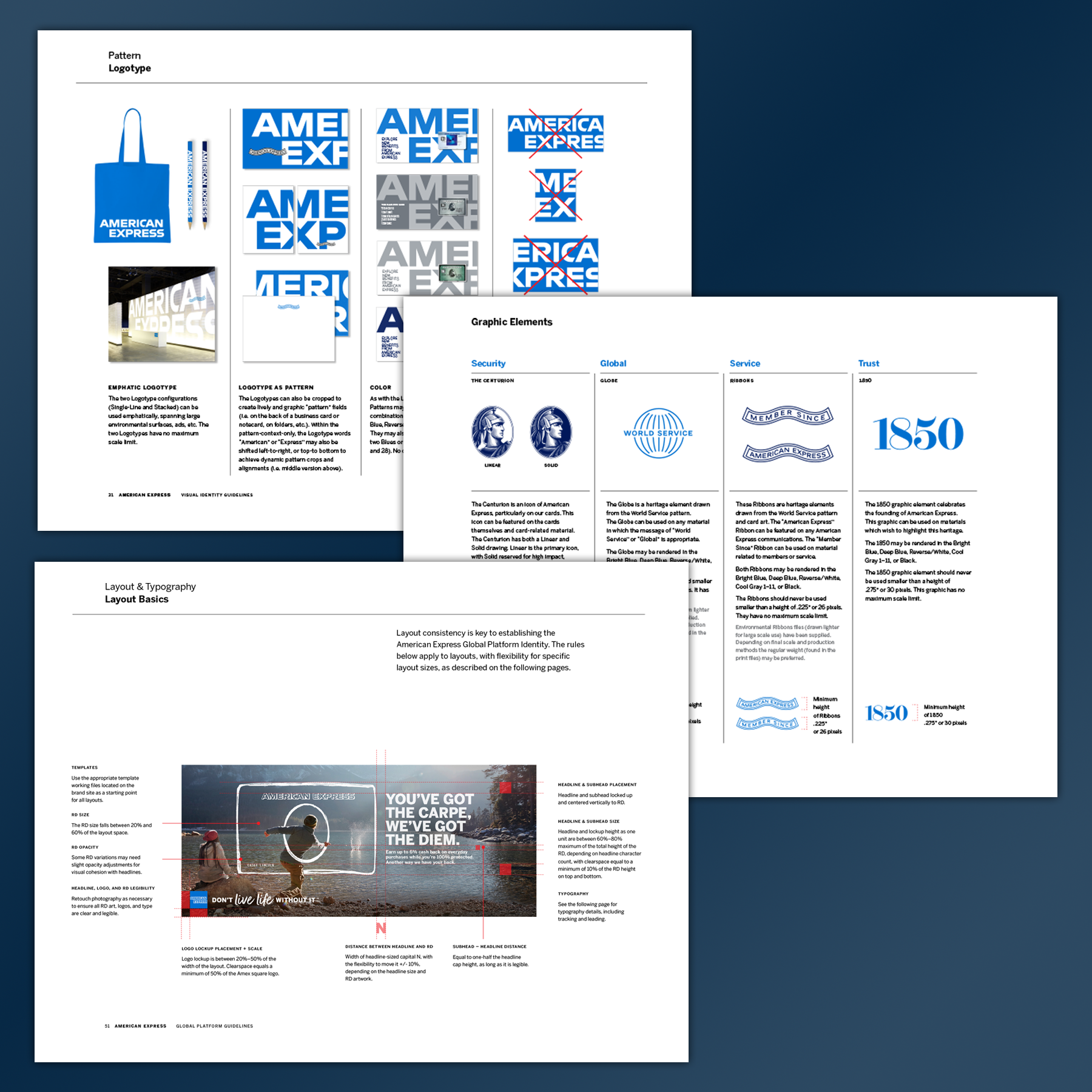 American Express Visual Identity
